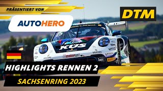Chaos in Runde 1 😲 | DTM Highlights vom Sachsenring präsentiert von Autohero | DTM 2023