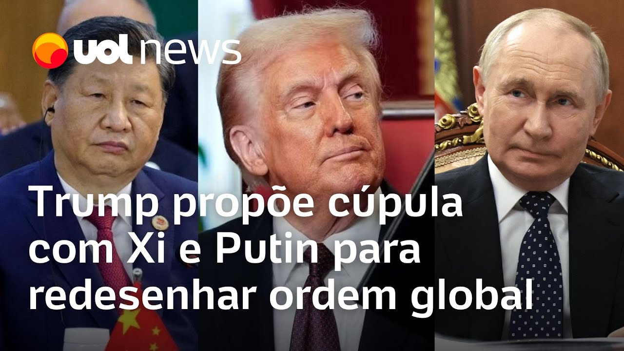 Trump propõe cúpula com Xi Jinping e Putin para redesenhar ordem global; Jamil Chade explica