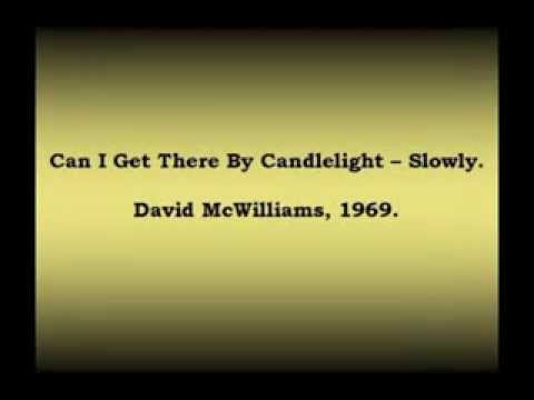 David McWilliams - Can I Get There By Candlelight - Slowly 1969