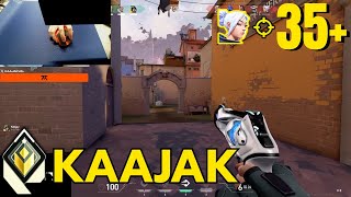 ASCENT! 35 ELIMS! FNC KAAJAK JETT RADIANT RANKED GAMEPLAY