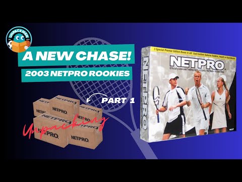 2003 NetPro Tennis Hobby Box🔥 FEDERER/NADAL/WILLIAMS ROOKIES #sportscards #topps #rookie #tennis