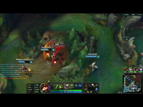 [platinum] Super Teemo vs WuKong top ranked season 6 patch 6.9