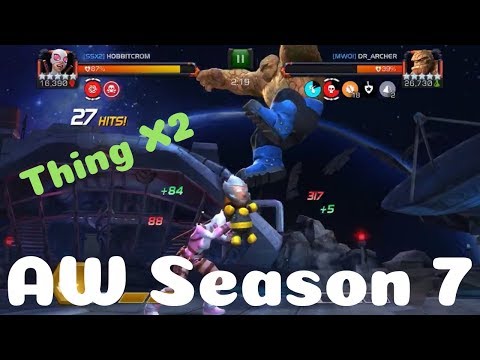 Alliance War Season 7 - Thing Node 29 & Bane - Marvel Contest Of Champions