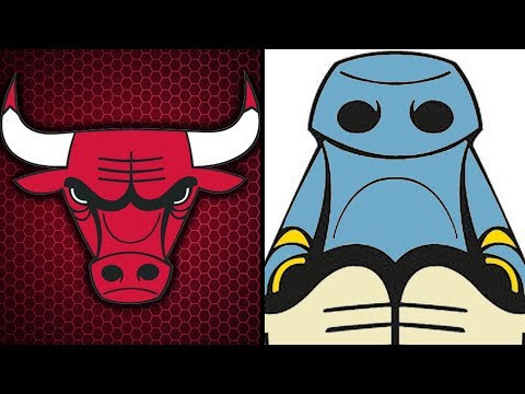 Bulls Logo Upside Down