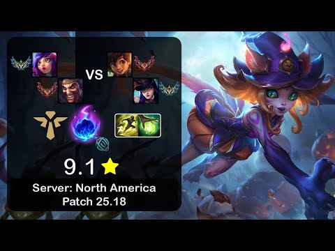 Neeko Support + Draven vs Milio + Caitlyn - NA Challenger - Patch 25.18