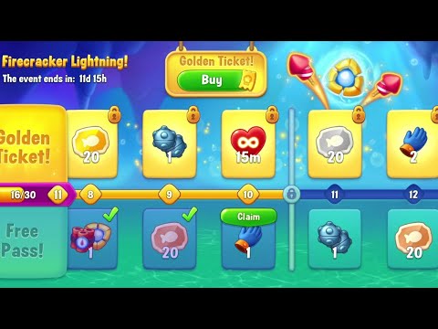 @Fishdom Win Strikes Level Hard Level 10900 - 10911. 🧨⚡Level 10 🔓