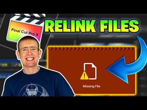 How to RELINK MEDIA in Final Cut Pro X // Missing files?