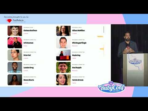 RubyConf 2023 - Closing from Ruby Central with Adarsh Pandit