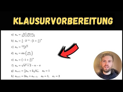 ACHT KLAUSURAUFGABEN zu Analysis 1 - FOLGEN und GRENZWERTE