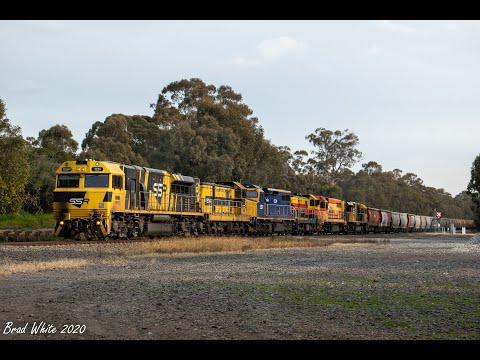 SSR's L277 escapes Victoria after seven years: Six locos on SSR's 5KS2 interstate grain- 10/7/20