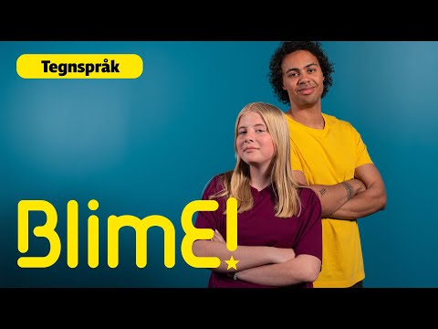 BlimE 2024 Tegnspråkversjon - "Ferdig Snakka" med Synnøve og Philip Jason Omollo