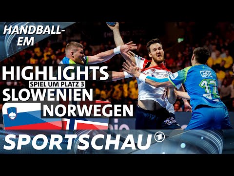 Spiel um Platz 3: Slowenien gegen Norwegen | Highlights | Handball-EM | Sportschau