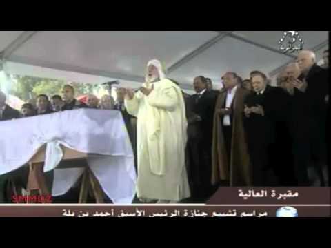 مراسم تشييع جنازة الرئيس الأسبق أحمد بن بلة