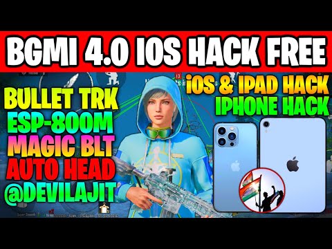 bgmi ios hack 4.0 free |how to hack bgmi ios 4.0 |skin hack bgmi ios | iPad And IPhone ios hack free