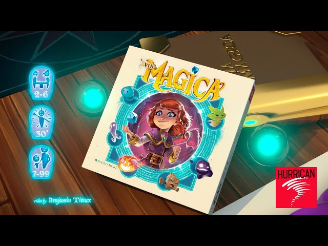 Vídeo relacionado con Hurrican | Via Magica | Juego de Mesa | A Partir de 7 Años | 2 a 6 Jugadores | 30 Minutos