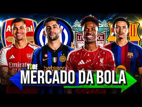 LIVERPOOL QUER VINI JR GRÁTIS l BRUNO GUIMARÃES DIZ SIM AO ARSENAL l DARWIN NO BARÇA