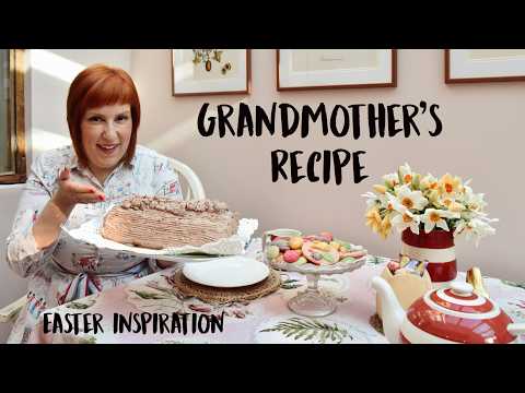 My Grandmother's FAMOUS Baumstamm Cake For EASTER 2025