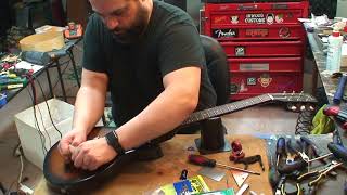 Video thumbnail for 2011 Gibson Les Paul Jr: Dummy-Proof Guitars Mods by Woodeso's Guitar Mods