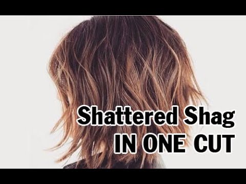 Quick Haircut: How to do a "Shattered Shag Haircut" in...