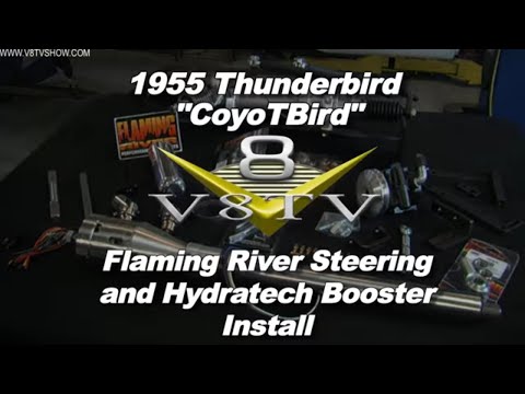 1955 Ford Thunderbird 5.0 Coyote Swap Restomod "Coyo-T-Bird" Steering Rack and Hydratech Brakes