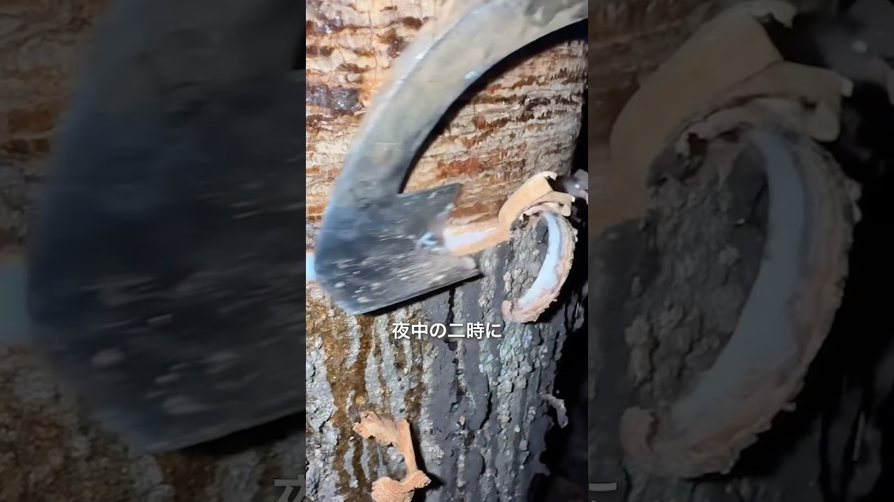 深夜2時に木を引っ掻く理由