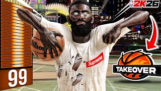 CUSTOM TAKEOVER ON MY 6'10 TURNS MY BUILD INTO A DRIBBLE GOD ON 2K26...THIS MIGHT GET PATCHED.