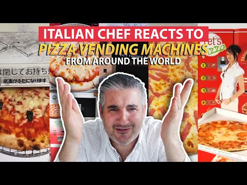 Italian Chef Reacts to PIZZA VENDING MACHINES from...