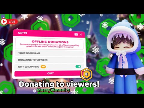 🔴LIVE🔴 Donating To Viewers! - Pls Donate Stream (bday stream) #gifting #roblox #plsdonate #live