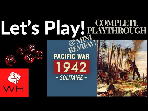 Let's Play! Pacific War 1942 Solitaire | Complete Playthrough | Mini-Review!