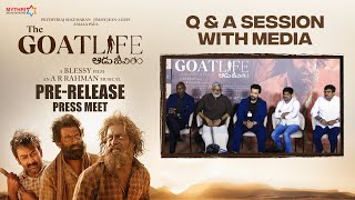 The Goat Life Team Q&A Session With Media | Prithviraj Sukumaran | AR Rahman | Amala Paul | Blessy