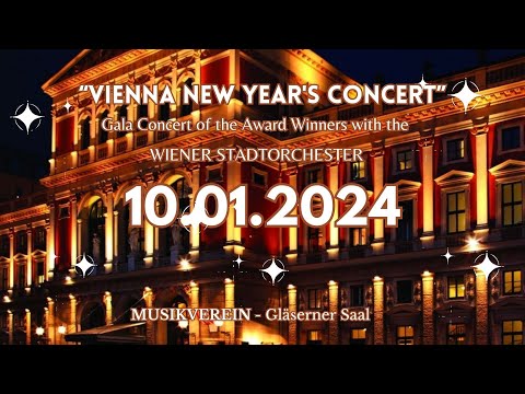Vienna New Year's Concert Gala with the Wiener Stadtorchester on January 10, 2024.