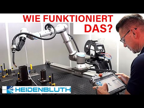 Schweißen mit dem Roboter | in Sekunden Programmiert | COBOT von HEIDENBLUTH