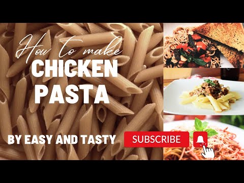 Easy Chicken ALFREDO PENNE PASTA Recipe: Quick, Delicious, and Incredibly Tasty!