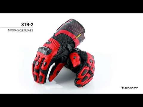 Мотоперчатки SHIMA STR-2 red