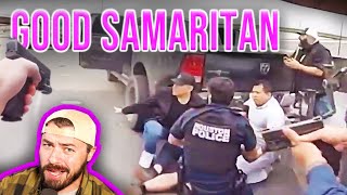 GIGACHAD Former Criminal Saves Cop During Shootout!