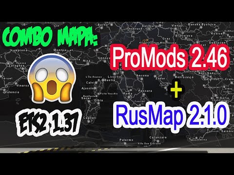 Tutorial como instalar ProMods 2.46 + RusMap 2.1.0 ETS2 1.37│Mod Mapas para ETS2 1.37│ETS2 1.37│ETS2
