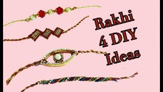 Bracelet type Rakhi | 4 DIY Ideas
