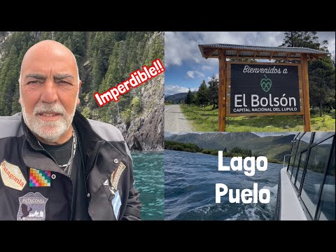 EL BOLSÓN | LAGO PUELO | navegamos el Puelo y mucho más | en moto por Argentina 