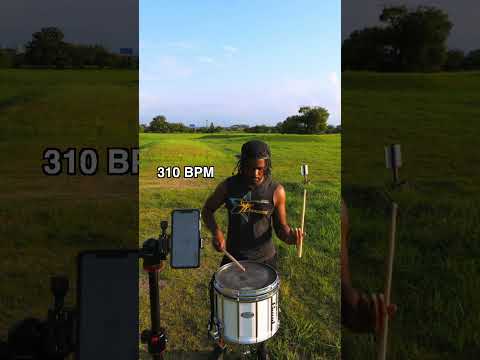 310 BPM Quadruple Stroke Roll