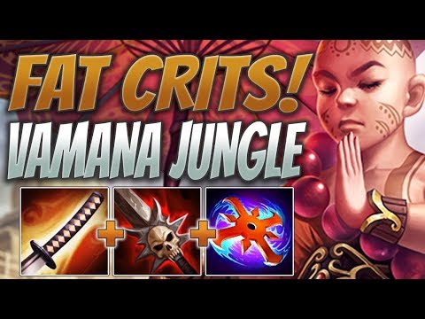 New and Improved! SMITE Vamana Jungle Gameplay