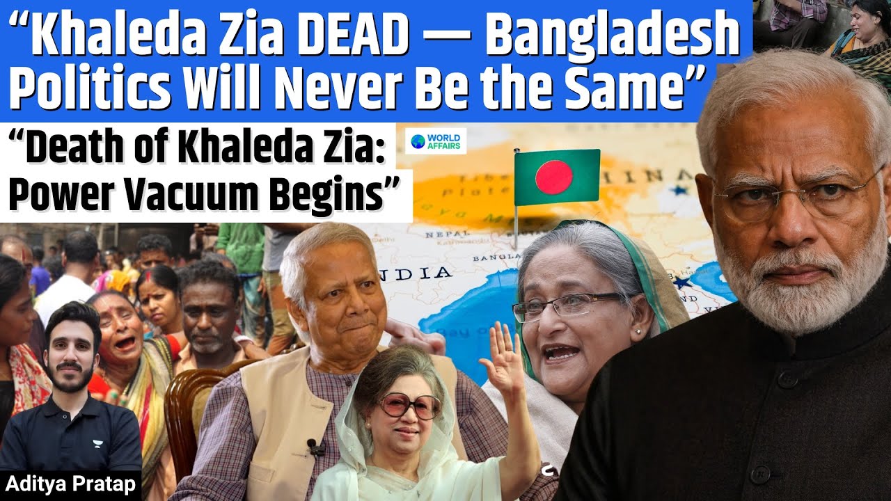 World Leaders React as Khaleda Zia Dies at 80 | PM Modi’s Message & Bangladesh’s Future