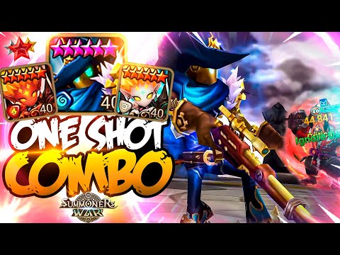 ONE SHOT TEAM with COVENANT + SHREN + KAHLI - Summoners War