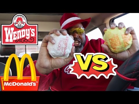 McDonalds VS Wendy's Cheeseburger | THE ULTIMATE FOOD FIGHT Video