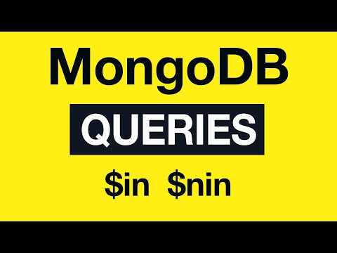 07 MongoDB Queries in and nin Operators