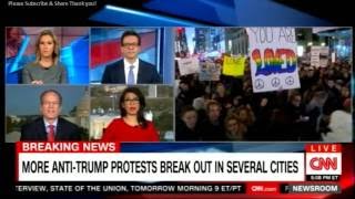 Panel on: More Anti-Trump Protests Break Out in Several Cities.#1