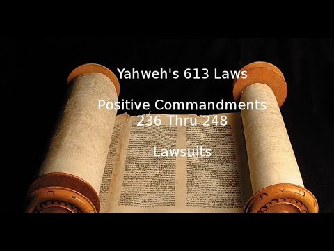 Yah's 613 Laws - Complete Positive Laws & Prohibitive Laws #tencommandments #law #laws #commandment
