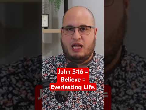 John 3:16 = Believe = Everlasting Life #bible #freegrace #salvation #hell #gospel
