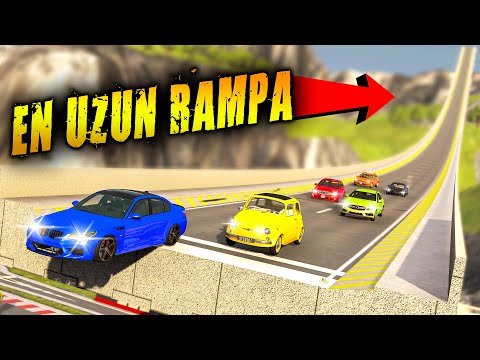 EN UZUN RAMPADAN ATLADIM ,  ARABALARA TUZAK KURDUM // BeamNG.drive