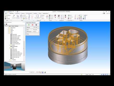 "Rendering" Functionality of PTC "Creo Elements/Direct"