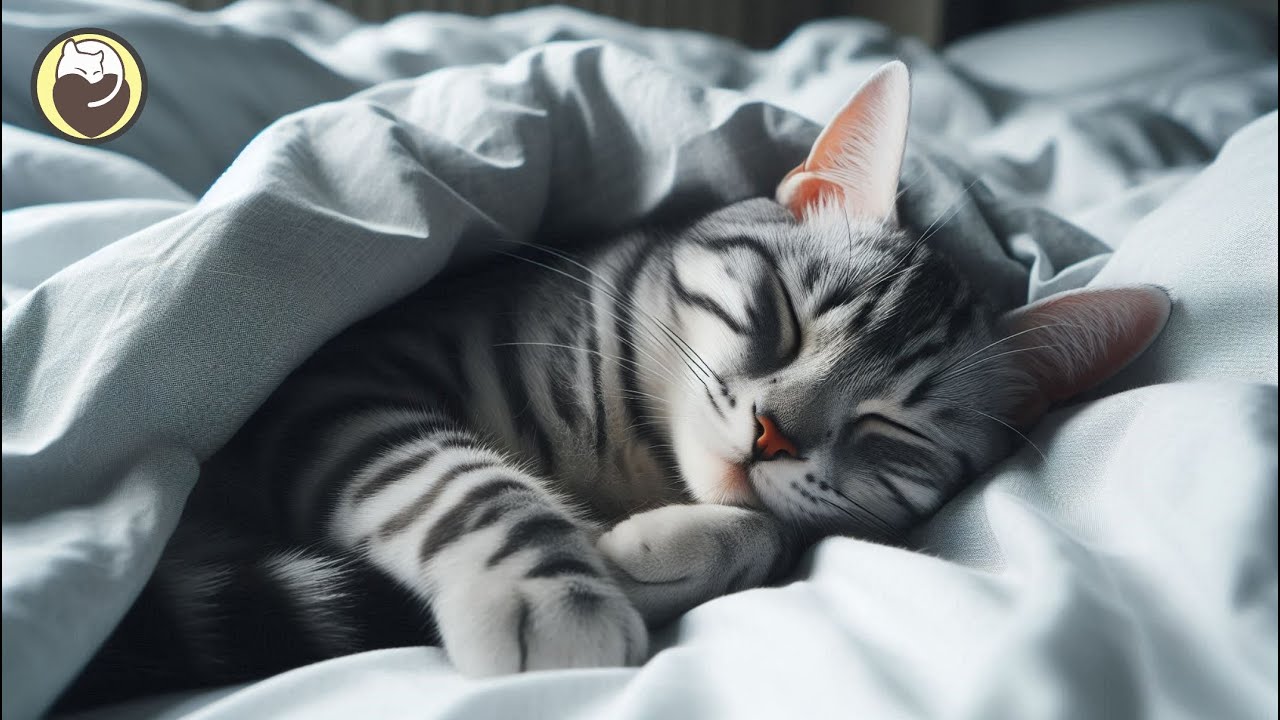 528Hz Healing Music for Cats (with cat purring sounds) - Relief of Stress and Anxiety